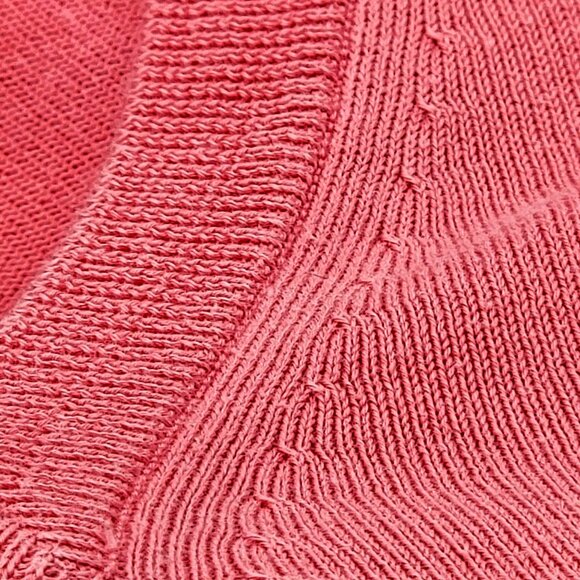 J.Crew Womens Pink V-Neck Long Sleeve Knit Sweater - Picture 7 of 8